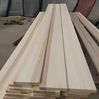 Malasia Materia prima Pino y Paulownia Lecho de madera sólida