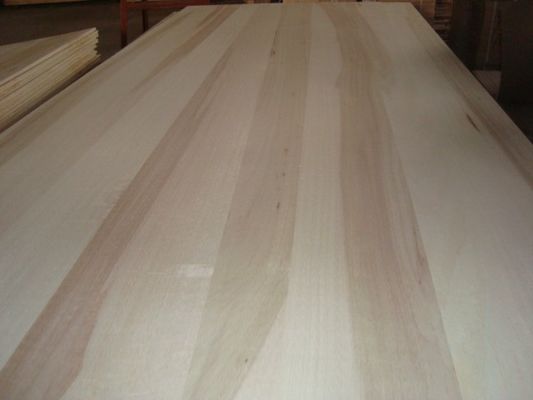 100mm-2440mm de longitud Blanqueado tablero de álamo para el salón Qingfa madera de álamo natural