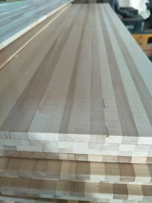 espesor personalizado de madera sólida núcleo de madera de paulownia snowboard de madera 1500x460x12mm para el estándar