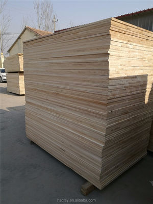 Tablero de cajones de álamo de madera seca para muebles Grado de panel de pared Contenido de humedad 8%-12%