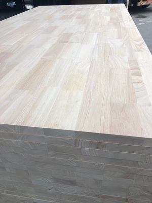 Tabla de madera de caucho sólido para mesas UV 8 mm-40 mm espesor 100-1220 mm anchura