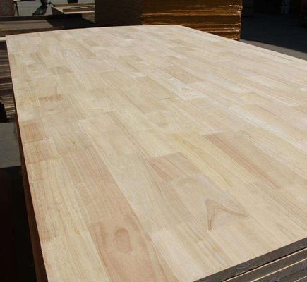 Tabla de madera de caucho sólido para mesas UV 8 mm-40 mm espesor 100-1220 mm anchura