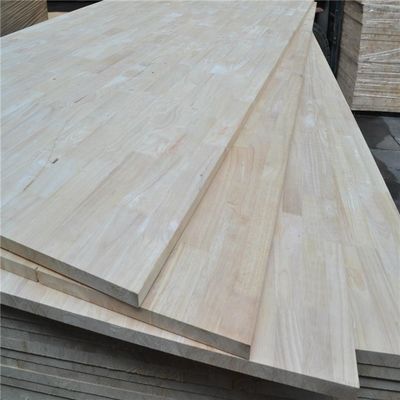 Tabla de madera de caucho sólido para mesas UV 8 mm-40 mm espesor 100-1220 mm anchura