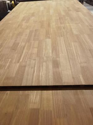 Panel de madera sólida carbonizada de 1220x2440 mm de goma de dedo conjunto de madera dura personalizado