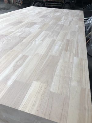 Panel de madera sólida carbonizada de 1220x2440 mm de goma de dedo conjunto de madera dura personalizado
