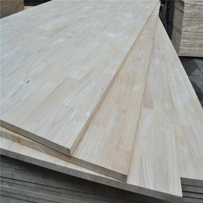 Panel de madera sólida carbonizada de 1220x2440 mm de goma de dedo conjunto de madera dura personalizado
