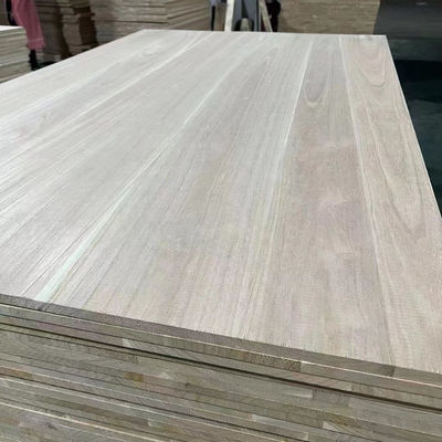 Moderno diseño de paneles rectos de Paulownia para muebles de oficina en el hogar y tableros decorativos