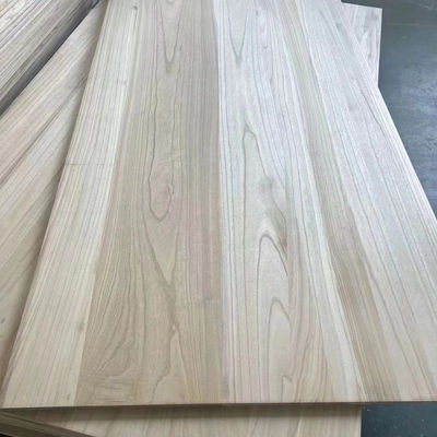 Moderno diseño Paulownia Tabla sólida ancho 100-1220 mm para aplicaciones decorativas