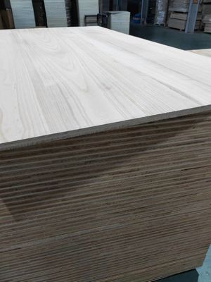 FSC 100% Certificado Paneles de muebles multicapa con material de tablero de madera de paulownia