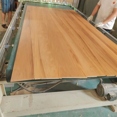Moderno estilo de diseño tablero de madera maciza recubierto con panel de madera grado AB dentro de ABC