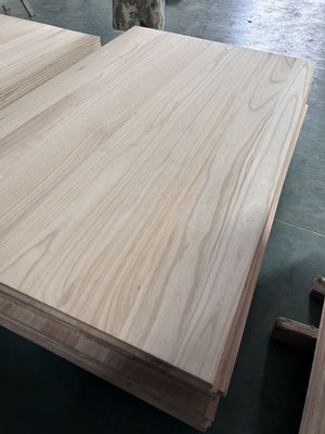 Tablero de paneles de paulownia ligero para muebles ligero y respetuoso con el medio ambiente