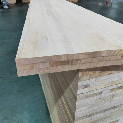 Tablero de paulownia de madera maciza de múltiples capas con tamaño personalizado y grosor de 3 mm-50 mm