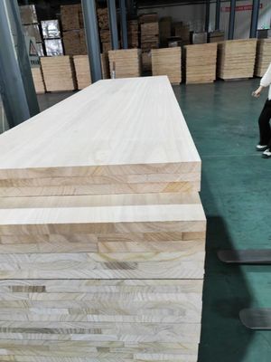 Tablero de paulownia de madera maciza de múltiples capas con tamaño personalizado y grosor de 3 mm-50 mm