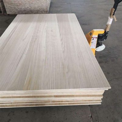 Certificado FSC de madera de paulownia con bordes pegados con juntas de dedos