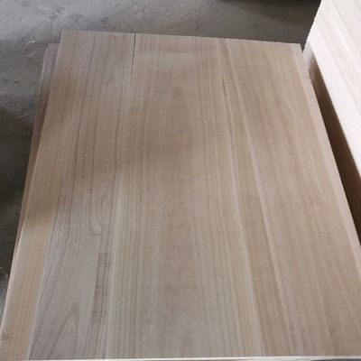 Certificado FSC de madera de paulownia con bordes pegados con juntas de dedos