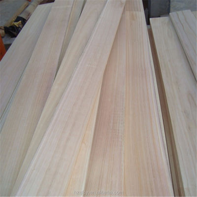 5-15 días Tiempo de producción Tabla de madera de paulownia 100% para la producción de tablas de madera sólida