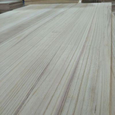100% de madera sólida Paulownia Finger Junta conjunta para muebles de madera y FSC 100% aprobado