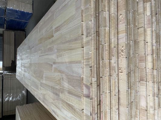 Paneles de madera maciza tablero de madera de paulownia con piezas de repuesto libres