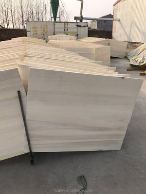 Tableros de madera maciza de madera de haya de madera de paulownia para acabados blanqueados o naturales
