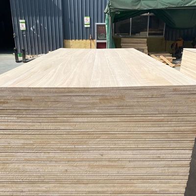 12 mm de espesor Tabla de madera sólida de paulownia Paneles de madera con densidad de 280-300 kg/m2