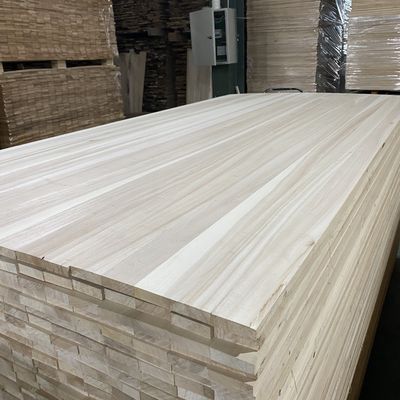 280-300 kg/m2 Densidad paneles de madera de paulownia en tamaño personalizado para muebles ecológicos