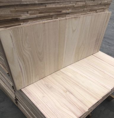 Tabla de madera sólida de paulownia hoja de madera para el proyecto de almacenamiento Solución de la capacidad en el mejor