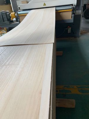 5 mm de espesor Madera sólida de paulownia con tiempo de producción 5-15 días en color natural