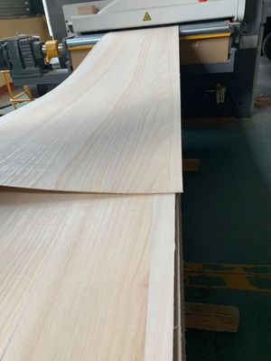 5 mm de espesor Madera sólida de paulownia con tiempo de producción 5-15 días en color natural