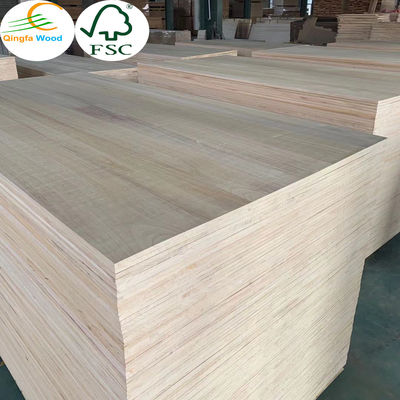 Color natural Qingfa Paulownia Tablero de madera Capacidad de solución de proyectos en diseño gráfico