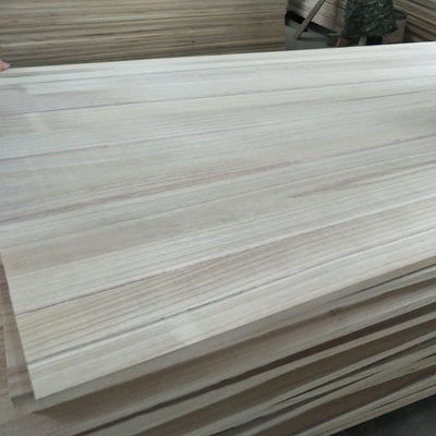 Estilo de diseño contemporáneo paneles de madera sólida de madera de Paulownia Grado AB de Qingfa