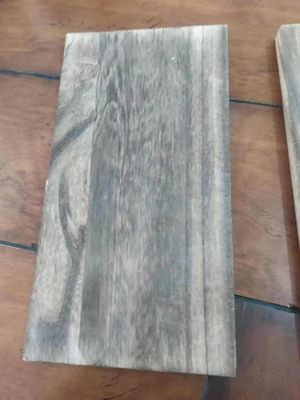 Decoraciones caseras antiguas Leña caliente quemada tablas de madera rústica de paulownia en estilo de diseño moderno