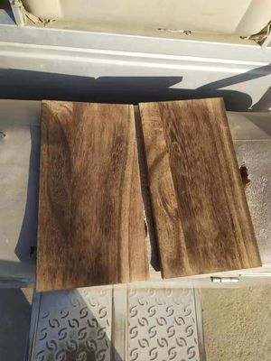 Decoraciones caseras antiguas Leña caliente quemada tablas de madera rústica de paulownia en estilo de diseño moderno