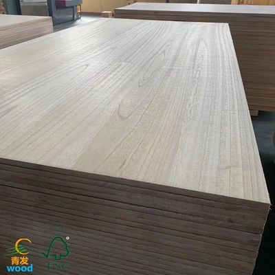 Madera de Paulownia Tomentosa Madera natural o blanqueada espesor de 3 mm-50 mm