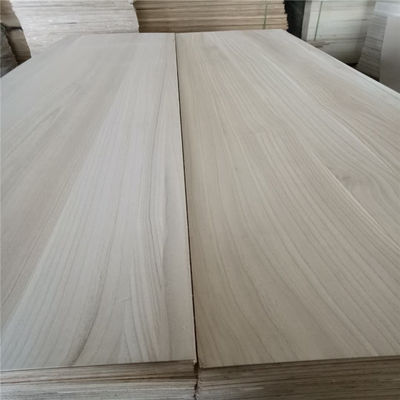 Tabla de madera de paulownia sólida pegada con pegamento ecológico personalizado