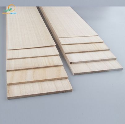 Tamaño personalizado Muebles Panel blanqueado de madera blanda tablero de madera de paulownia
