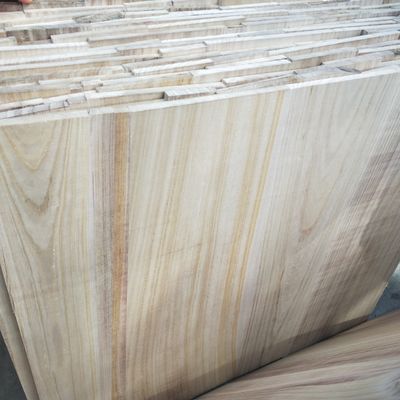 Madera de Paulownia Tamaño personalizado Tablas de madera blanqueadas sin nudos 1220x2440mm