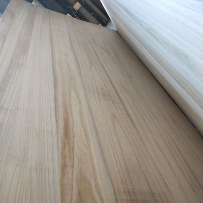 Madera de Paulownia Tamaño personalizado Tablas de madera blanqueadas sin nudos 1220x2440mm