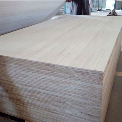 Madera de paulownia natural o blanqueada 2440x1220 mm M3 para paneles de madera sólida