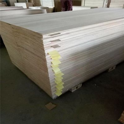 Madera de paulownia natural o blanqueada 2440x1220 mm M3 para paneles de madera sólida